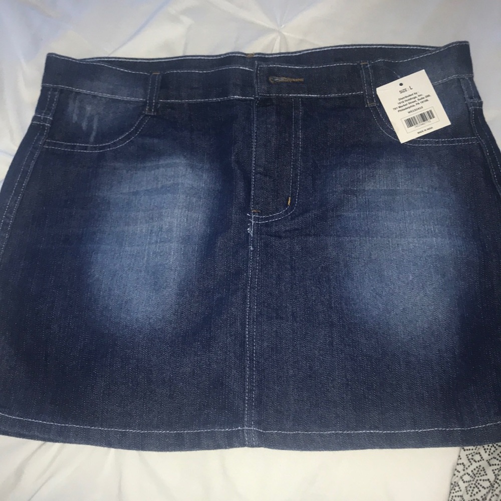 Denim Mini skirt